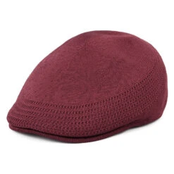 Kangol Tropic 507 Ventair Flat Cap - Wine