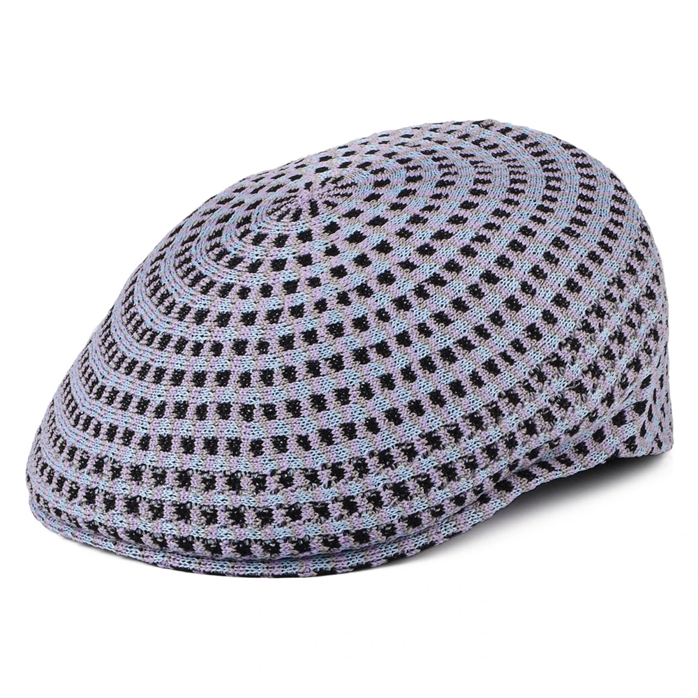 Kangol Geo Board Tropic 504 Flat Cap - Lavender