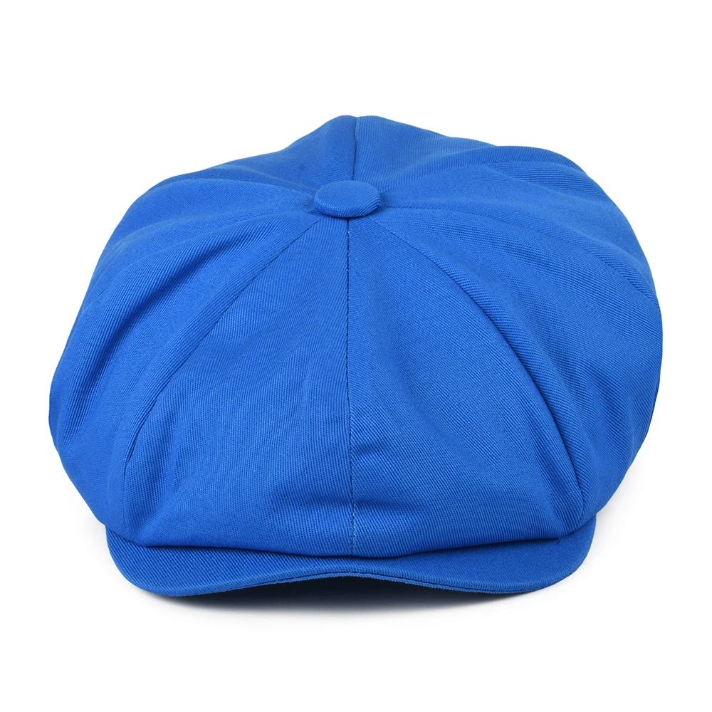 Christys Cotton 8 Piece Newsboy Cap - Blue - Image 2