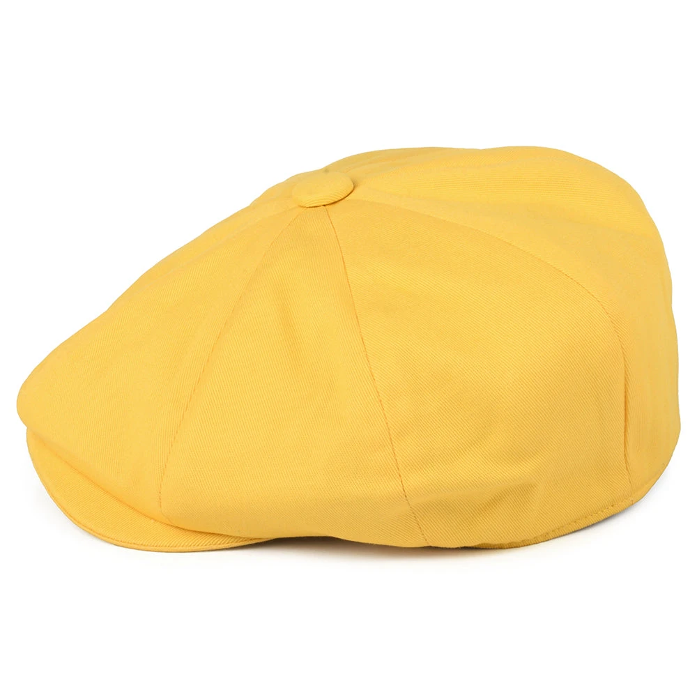 Christys Cotton 8 Piece Newsboy Cap - Yellow - Image 3