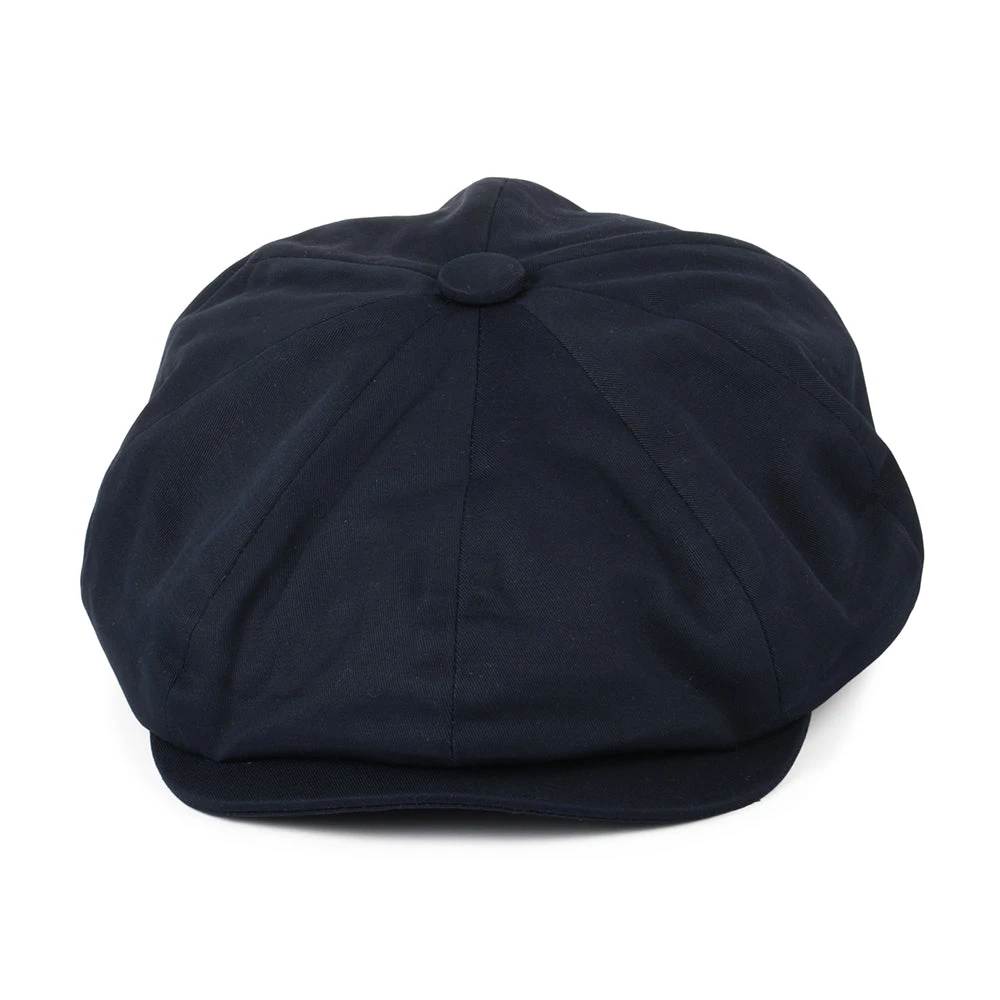 Christys Cotton 8 Piece Newsboy Cap - Navy Blue - Image 2