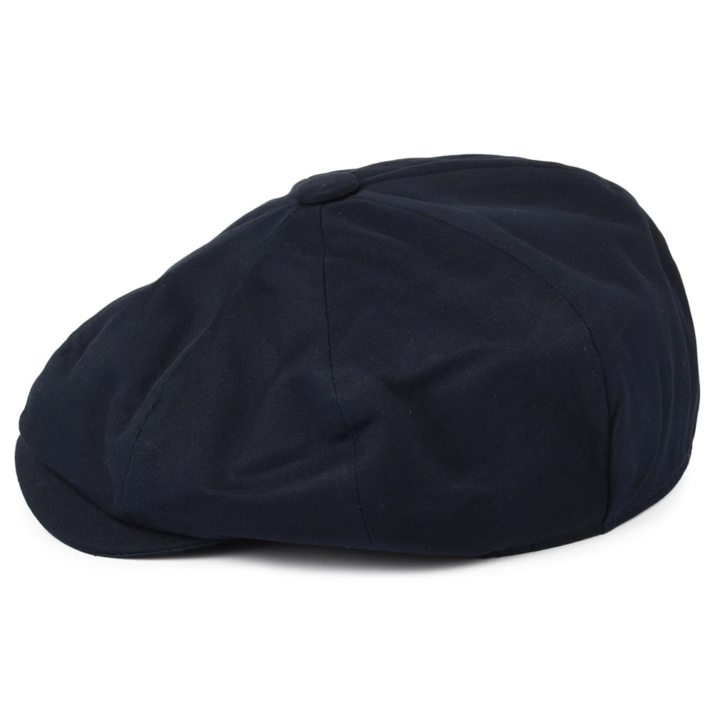 Christys Cotton 8 Piece Newsboy Cap - Navy Blue - Image 3