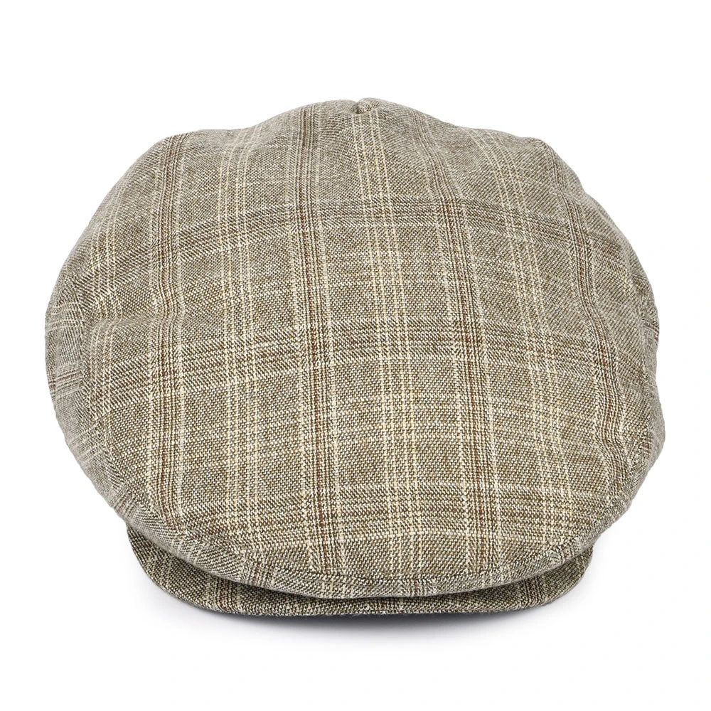 Jaxon & James Grantville Plaid Flat Cap - Tan - Image 2