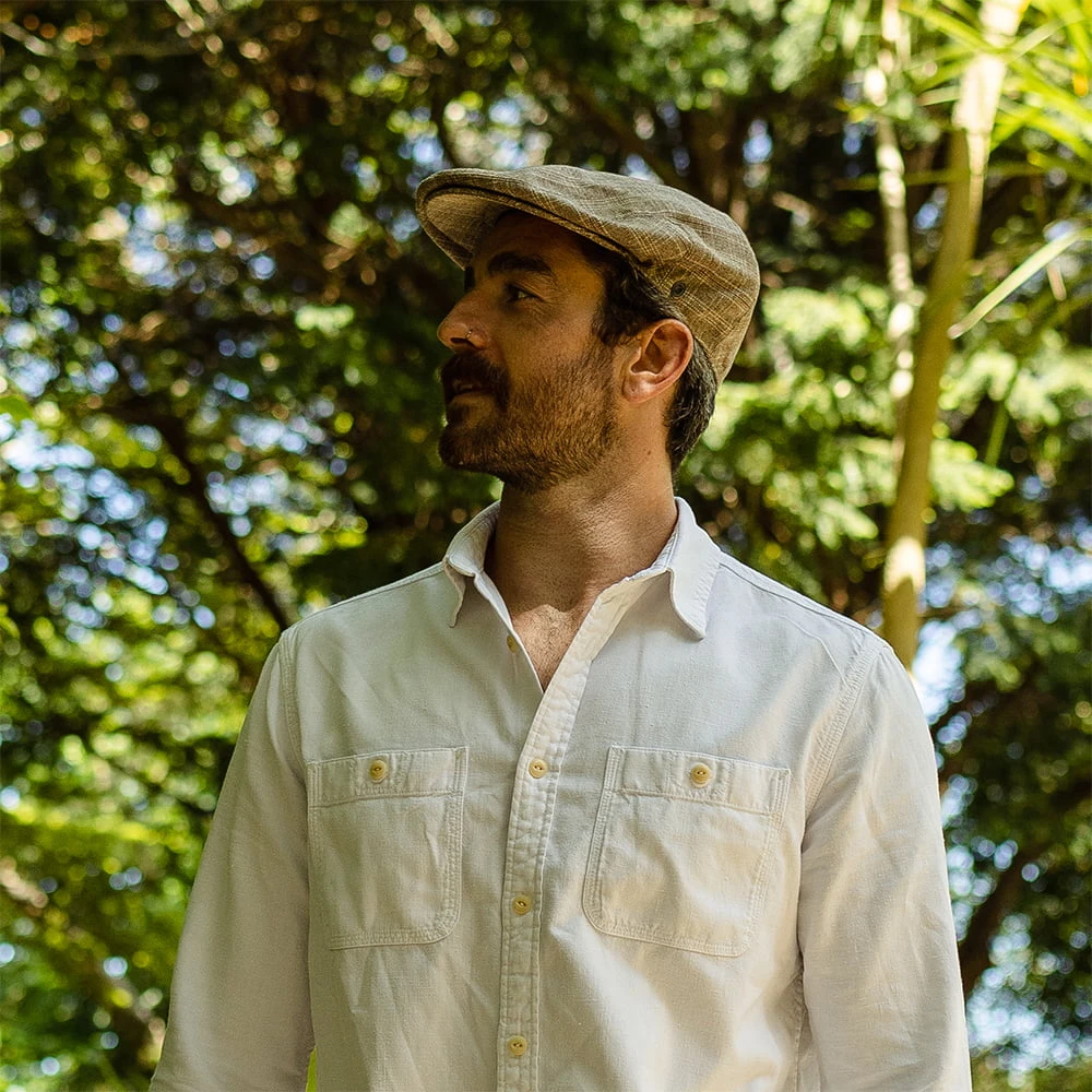 Jaxon & James Grantville Plaid Flat Cap - Tan - Image 4