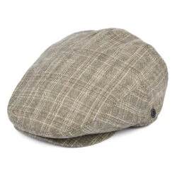 Jaxon & James Grantville Plaid Flat Cap - Tan