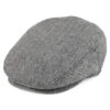 Jaxon & James Herringbone Flat Cap - Grey