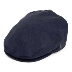 Jaxon & James Cotton Flat Cap - Navy Blue