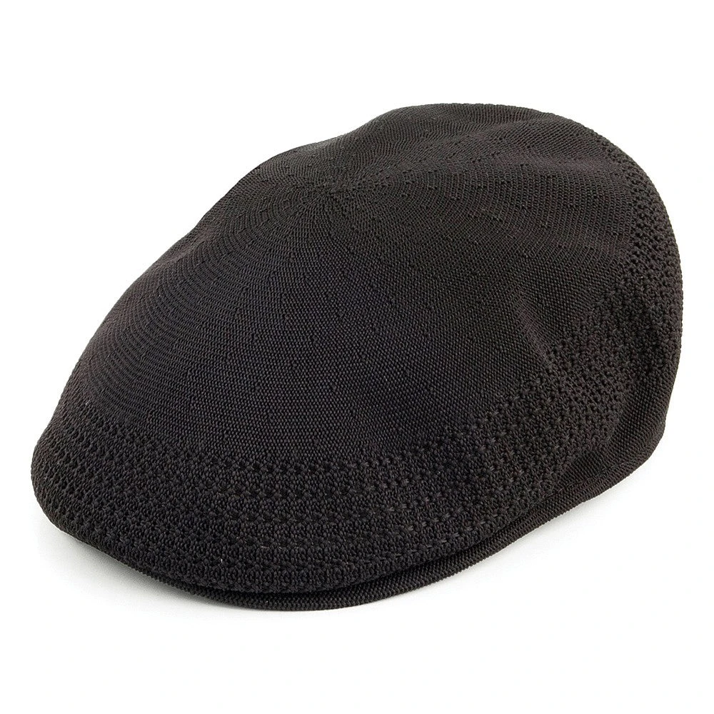 Kangol Tropic 504 Ventair Flat Cap - Black