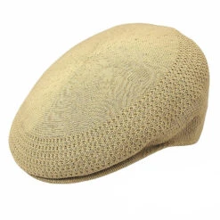 Kangol Tropic 504 Ventair Flat Cap - Beige