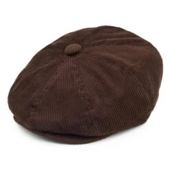Jaxon & James Corduroy Newsboy Cap - Brown
