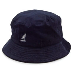 Kangol Corduroy Bucket Hat - Navy Blue