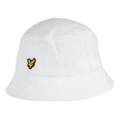 Lyle & Scott Hats Cotton Twill Bucket Hat - White