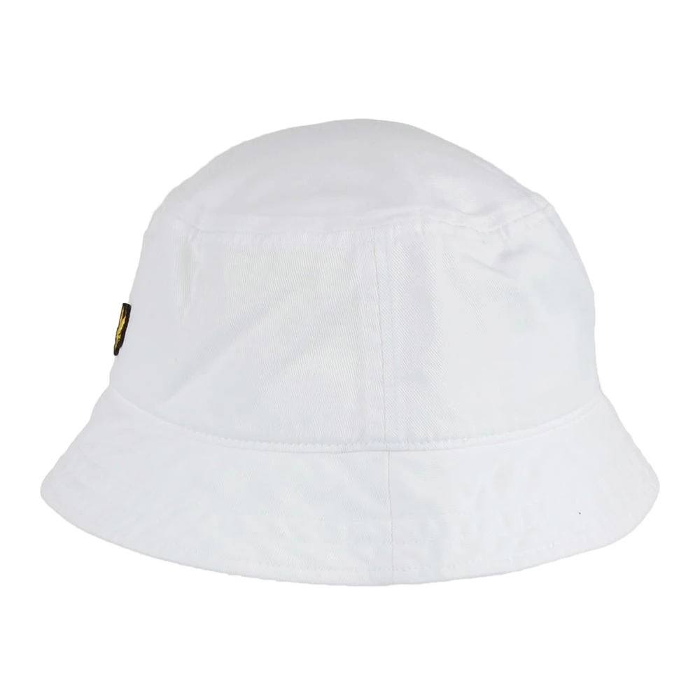 Lyle & Scott Hats Cotton Twill Bucket Hat - White - Image 3