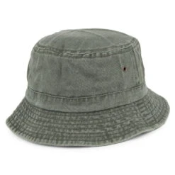 Jaxon & James Packable Cotton Bucket Hat - Olive