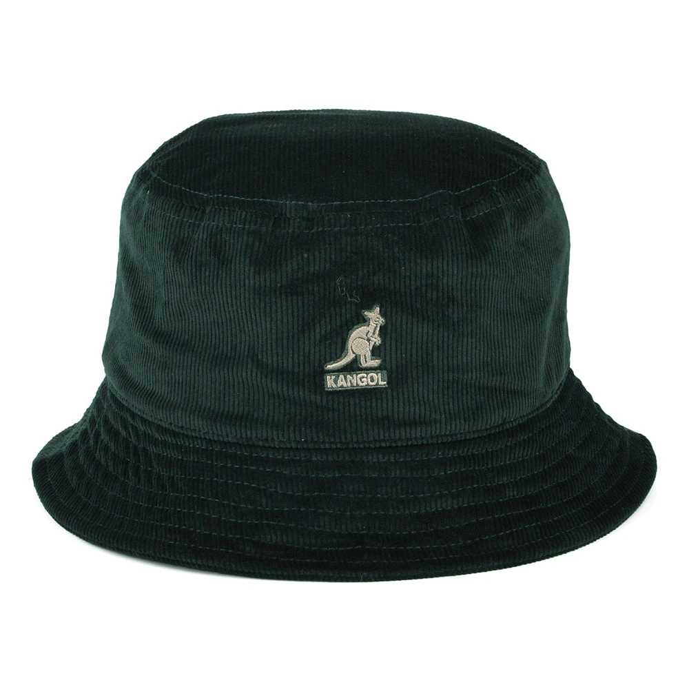 Kangol Corduroy Bucket Hat - Forest - Image 2