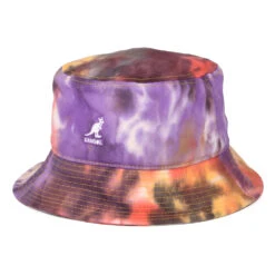 Kangol Tie Dye Bucket Hat - Purple-Pink-Multi