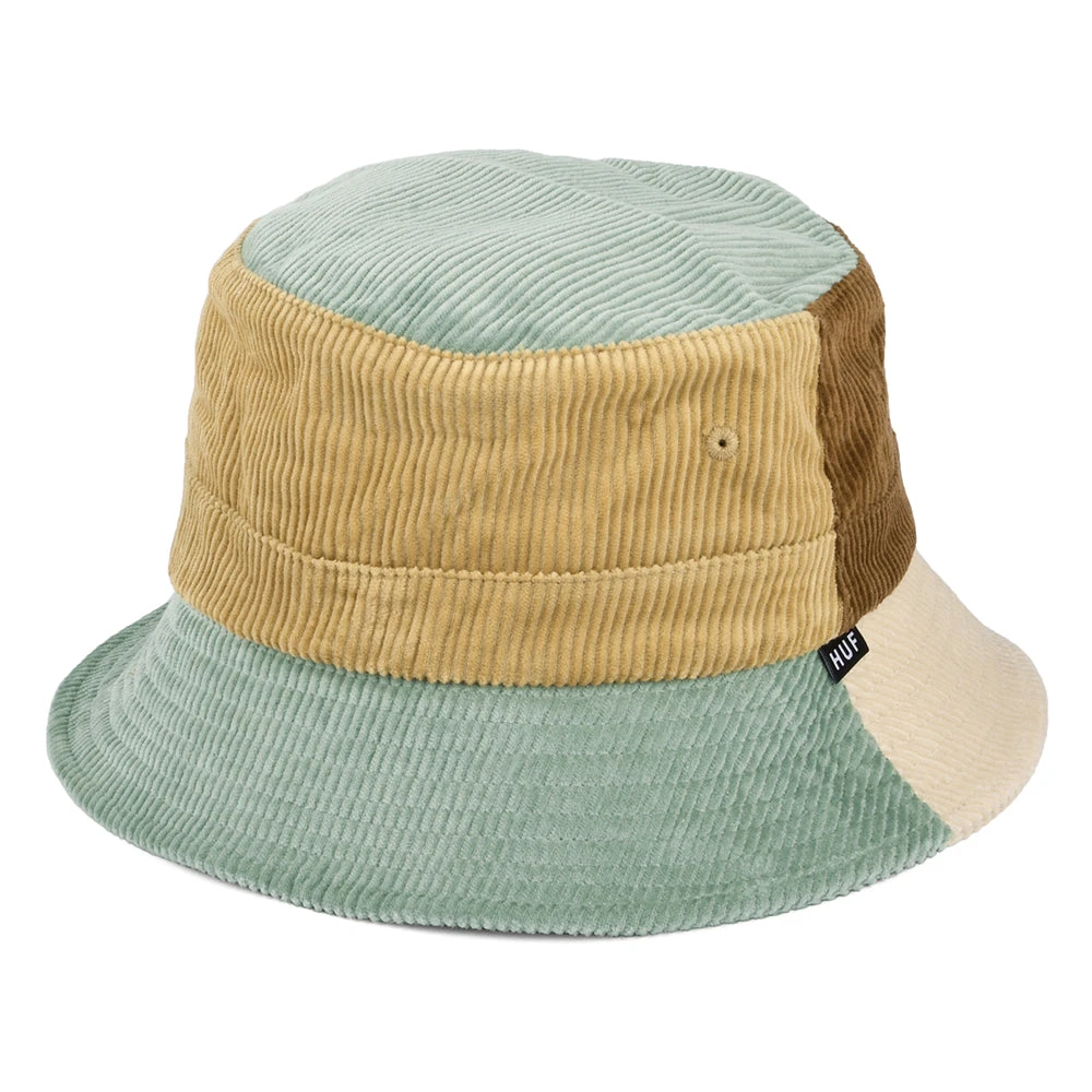 HUF Multi Panel Corduroy Bucket Hat - Light Blue