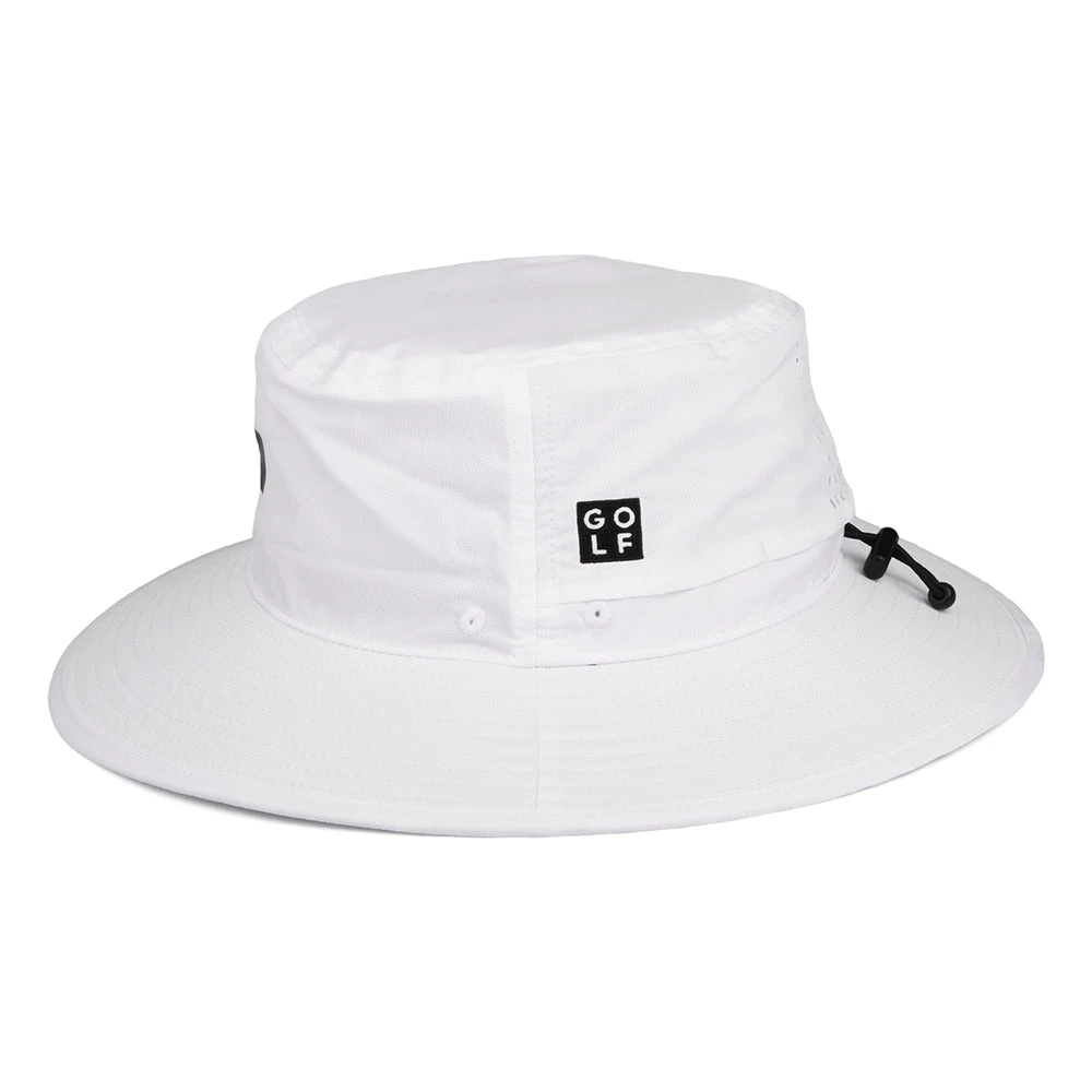 Adidas Hats Golf UPF 50+ Recycled Boonie Hat - White - Image 2