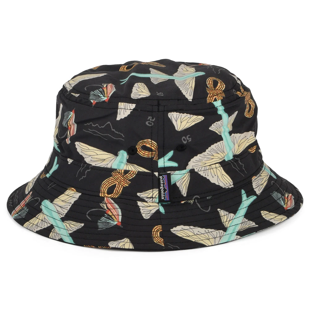 Patagonia Flyfish Wavefarer Bucket Hat - Black-Multi - Image 2