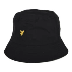 Lyle & Scott Hats Ripstop Reversible Bucket Hat - Black-Olive