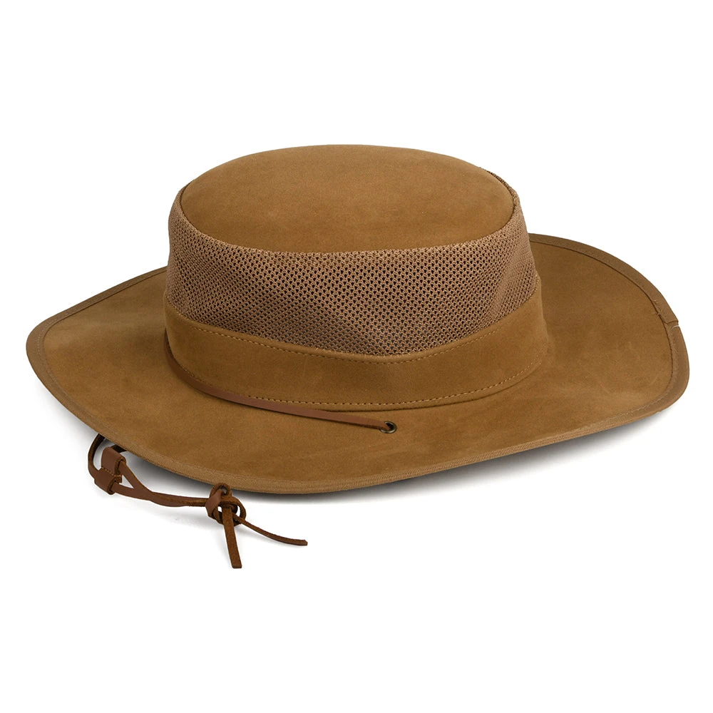 Dorfman Pacific Hats Rowan Vented Boonie Hat - Tan - Image 2
