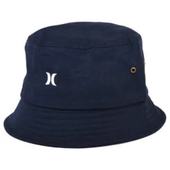 Hurley Hats Small Logo Cotton Bucket Hat - Navy Blue