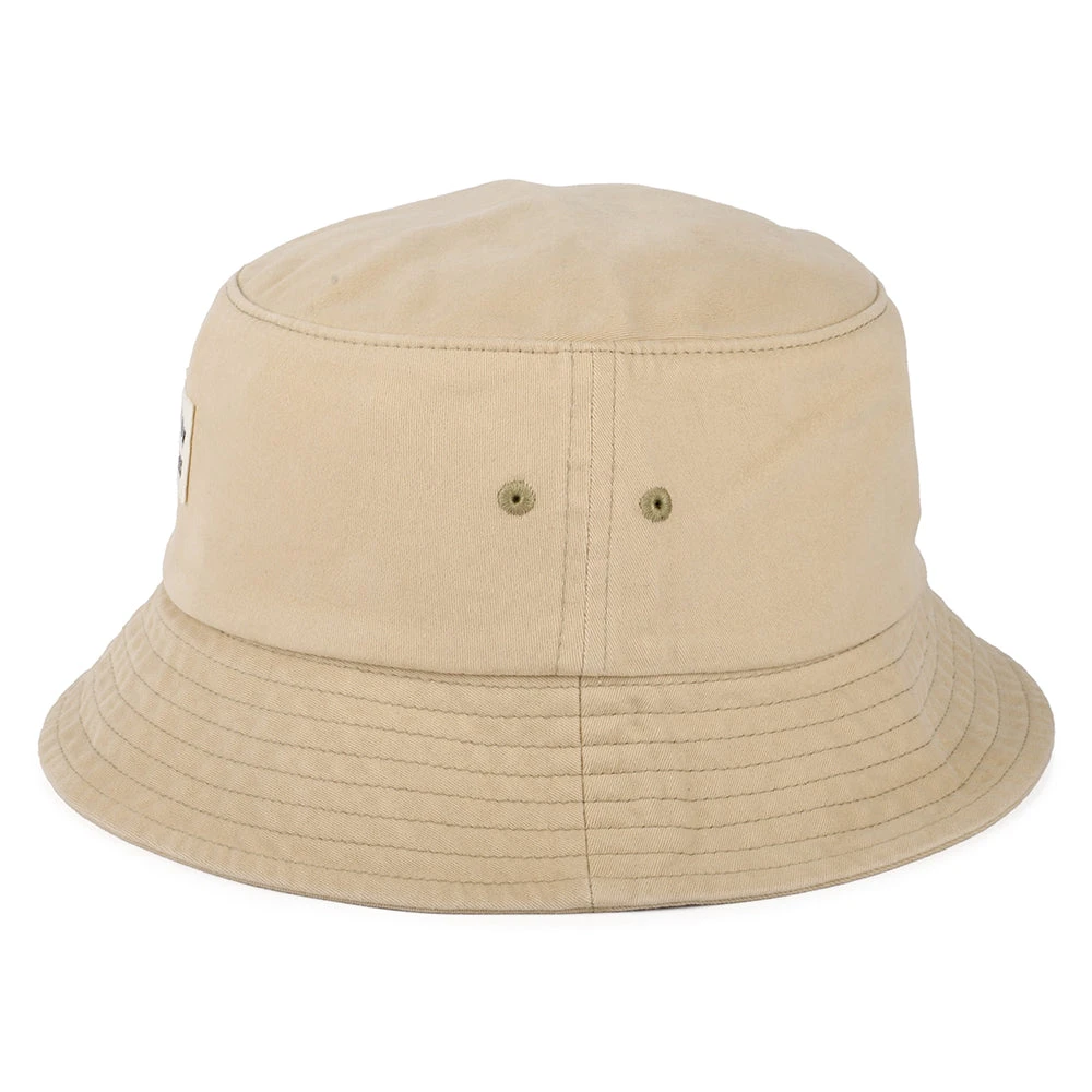 Brixton Hats Woodburn Washed Packable Bucket Hat - Sand - Image 2