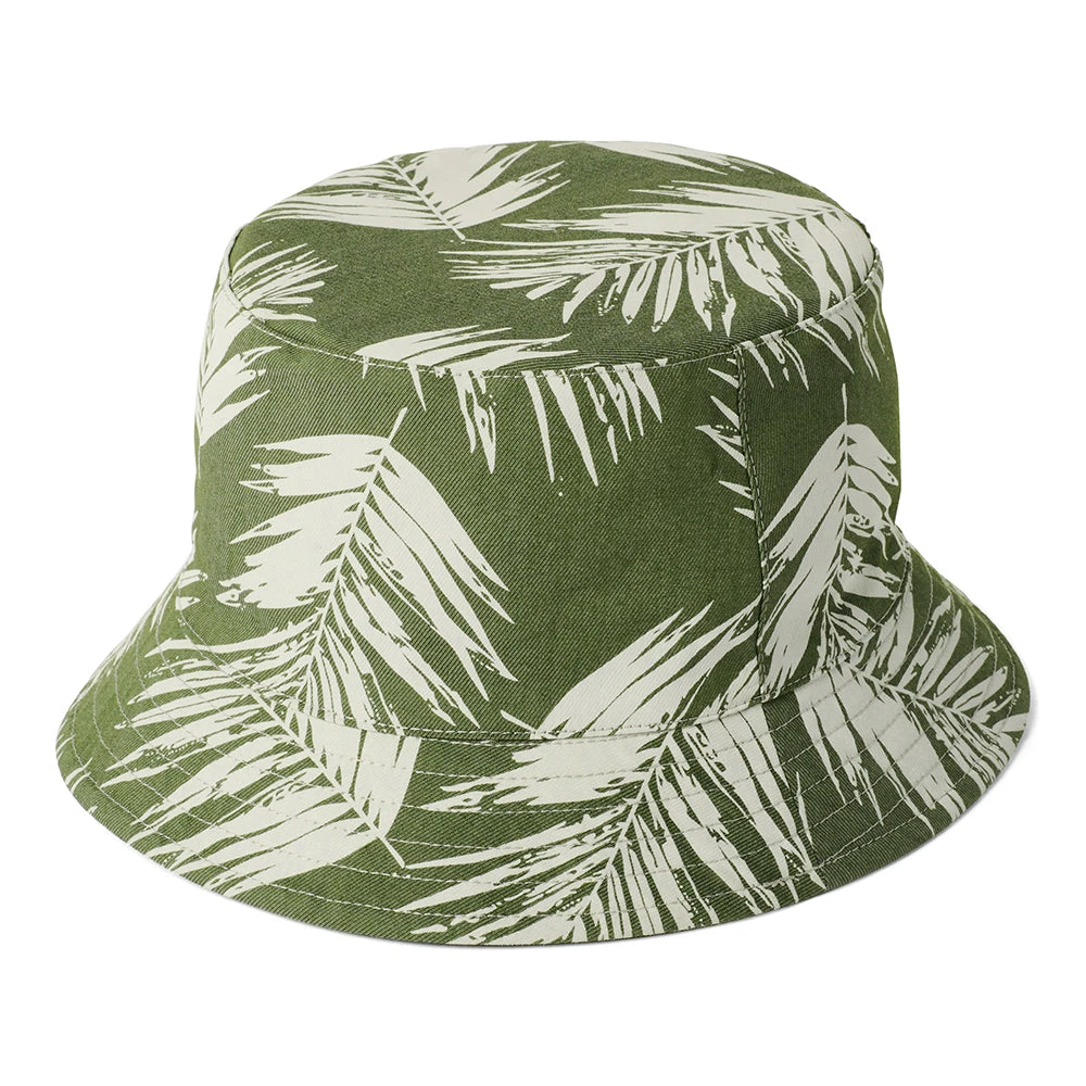 Failsworth Hats Reversible Cotton Bucket Hat - Stone - Image 2