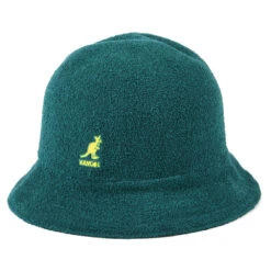 Kangol Flip It Reversible Casual Bucket Hat - Teal-Lime