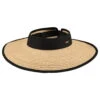 Barts Hats Tambou Raffia Straw Wide Brim Sun Visor - Natural