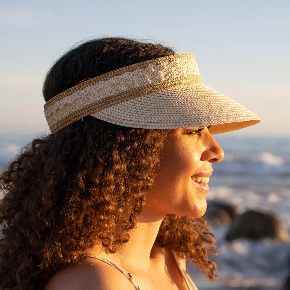 Sunday Afternoons Hats Oceana Sun Visor - Cream - Image 2