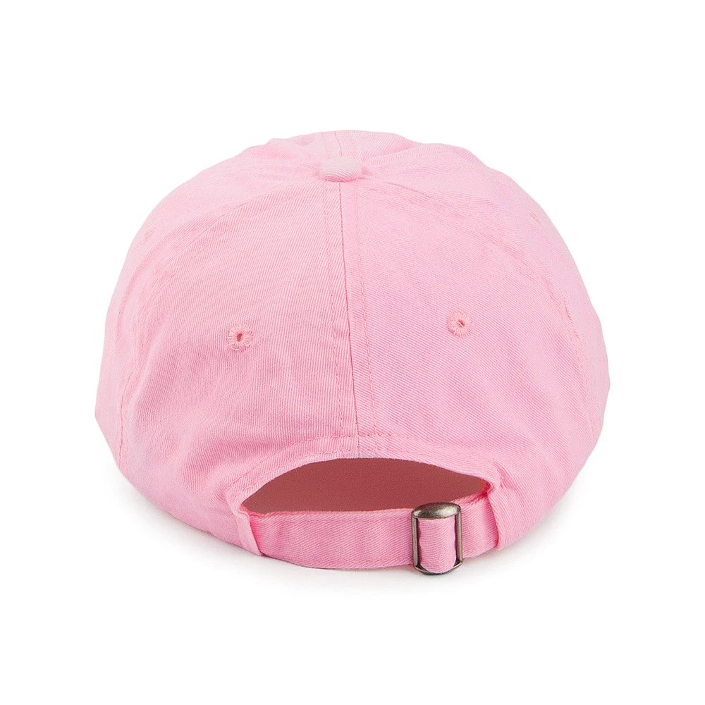 Washed Cotton Baseball Cap - Pink - Image 2