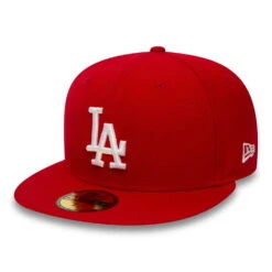 New Era 59FIFTY L.A. Dodgers Baseball Cap - MLB League Essential - Red