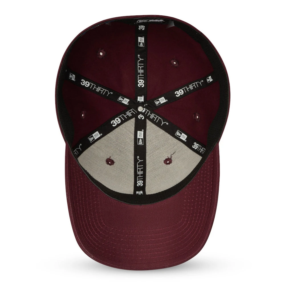 New Era 39THIRTY New York Yankees Baseball Cap - MLB League Essential - Burgundy - Image 4
