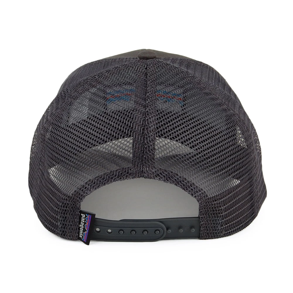 Patagonia Hats P-6 Logo Organic Cotton Trucker Cap - Grey - Image 3