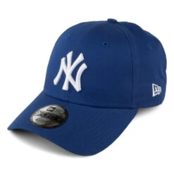 New Era 9FORTY New York Yankees Baseball Cap - MLB League Basic - Royal Blue