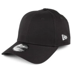New Era 9FORTY Blank Baseball Cap - Flag Collection - Black