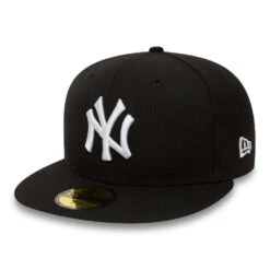 New Era 59FIFTY New York Yankees Baseball Cap - MLB League Essential - Black-White