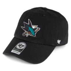 '47 BRAND 47 Brand San Jose Sharks Clean Up Baseball Cap - Black