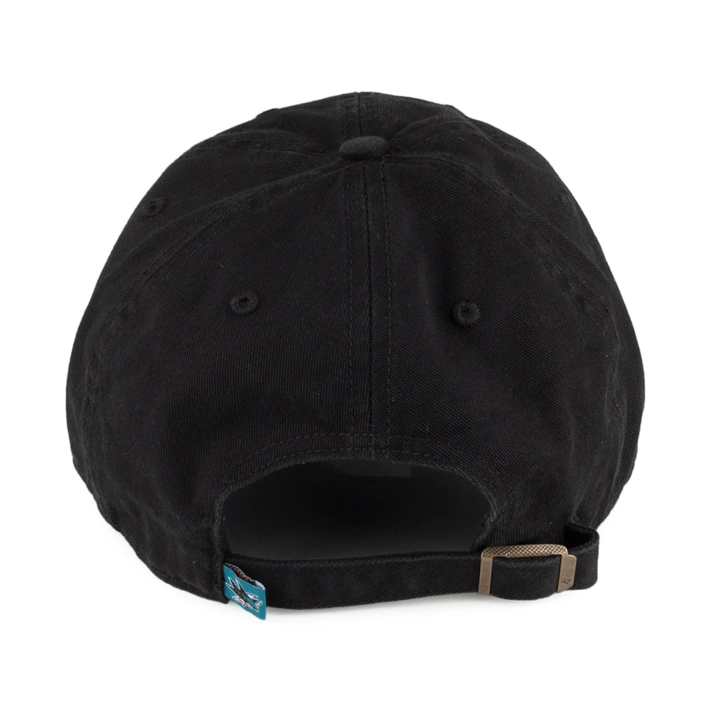 '47 BRAND 47 Brand San Jose Sharks Clean Up Baseball Cap - Black - Image 3