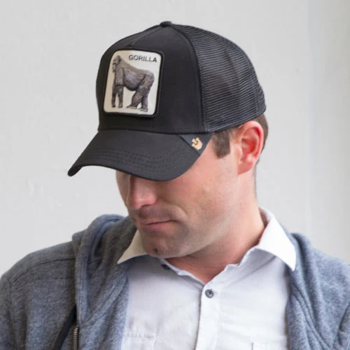 Goorin Bros. King Of The Jungle Trucker Cap - Black - Image 4