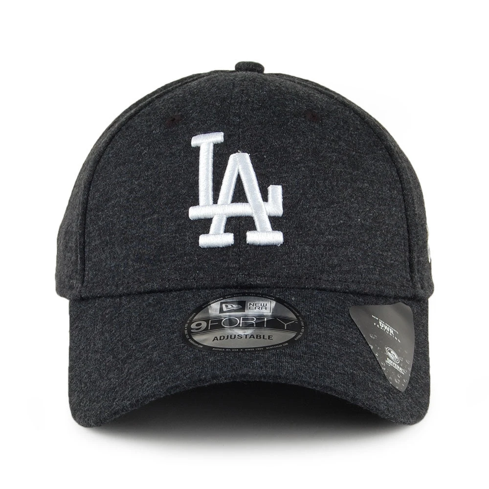 New Era 9FORTY L.A. Dodgers Baseball Cap - Washed Black - Image 2