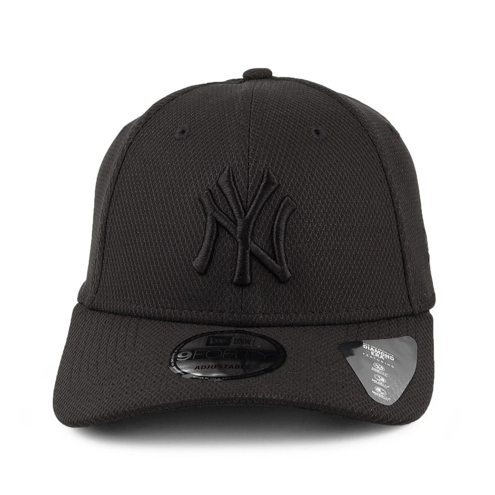 New Era 9FORTY New York Yankees Baseball Cap - MLB Diamond Era - Black - Image 2