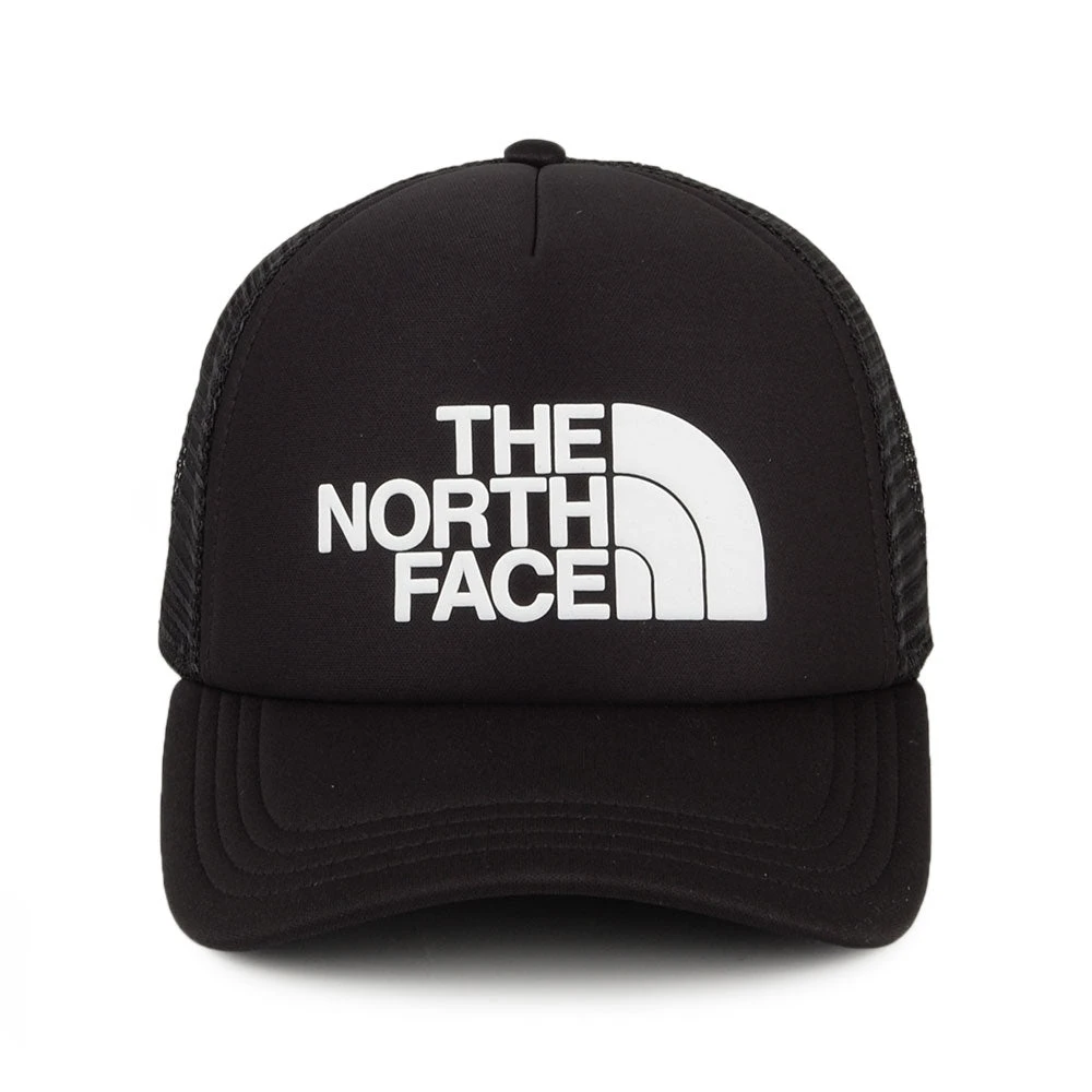 The North Face Hats TNF Logo Deep Fit Trucker Cap - Black - Image 2