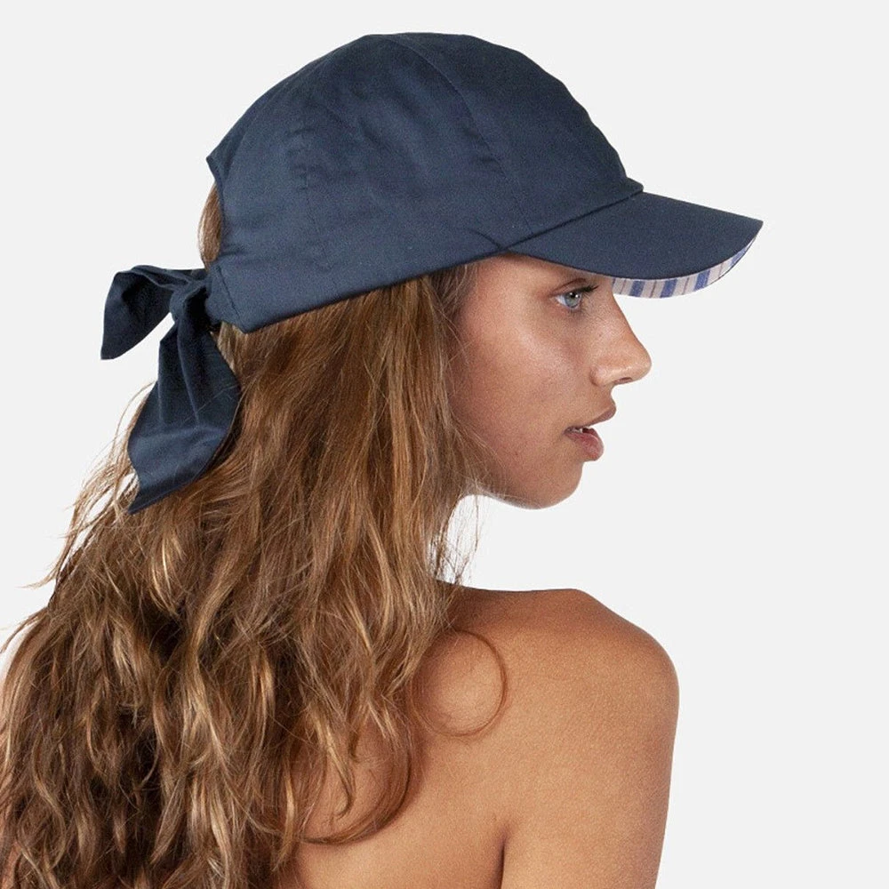 Barts Hats Wupper Cotton Sun Cap - Navy Blue - Image 4