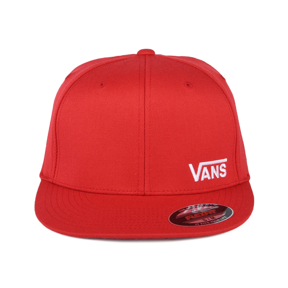 Vans Hats Splitz Flexfit Baseball Cap - Red - Image 2