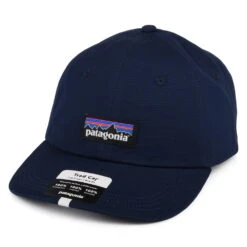 Patagonia Hats P-6 Label Trad Organic Cotton Baseball Cap - Navy Blue