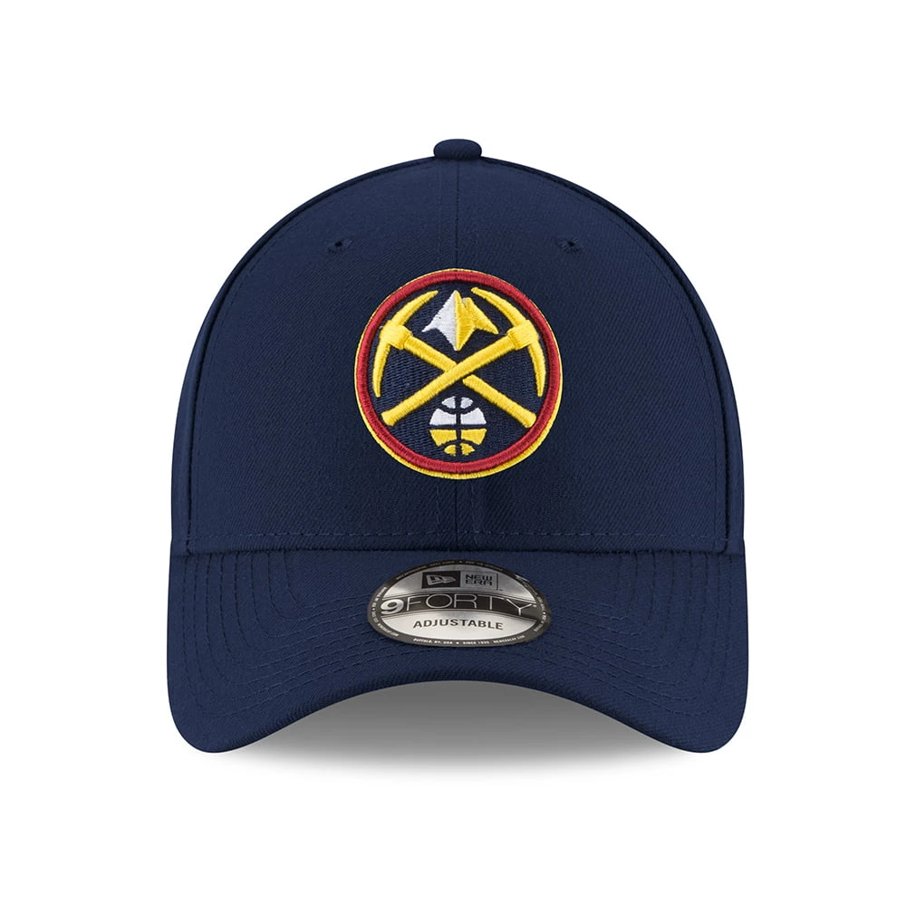 New Era 9FORTY Denver Nuggets Baseball Cap - NBA The League - Navy Blue - Image 2