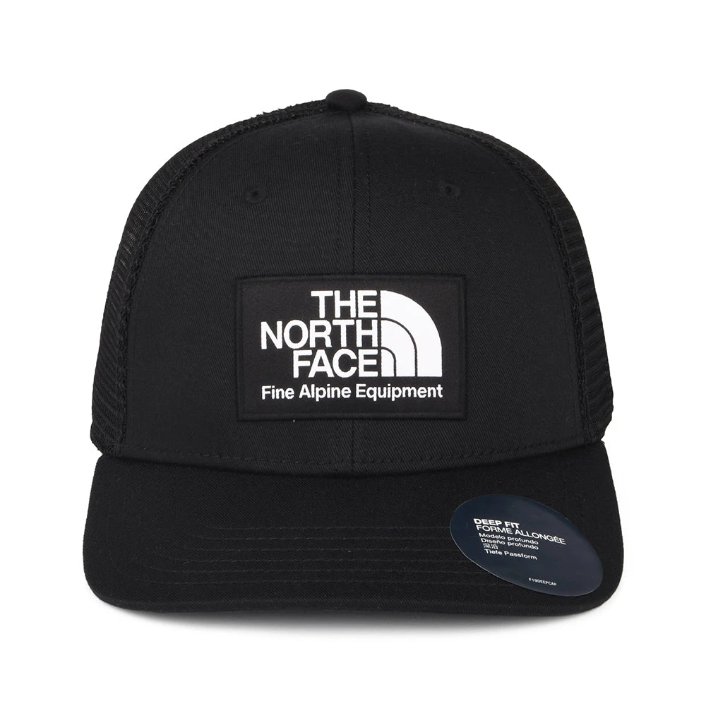 The North Face Hats Mudder Deep Fit Trucker Cap - Black-White - Image 2