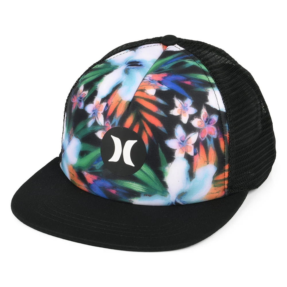 Hurley Hats Balboa Trucker Cap - Floral-Black